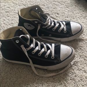 Black Converse kids size 3